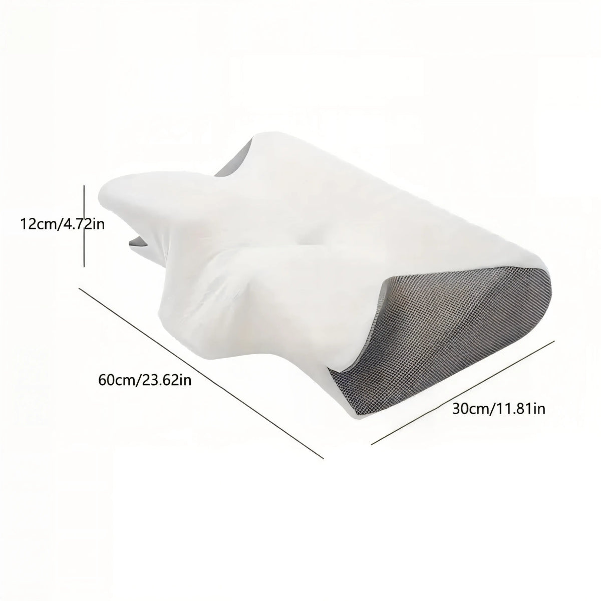 Necka – ErgoContour Pillow Memory Foam Neck Support - Dena Home