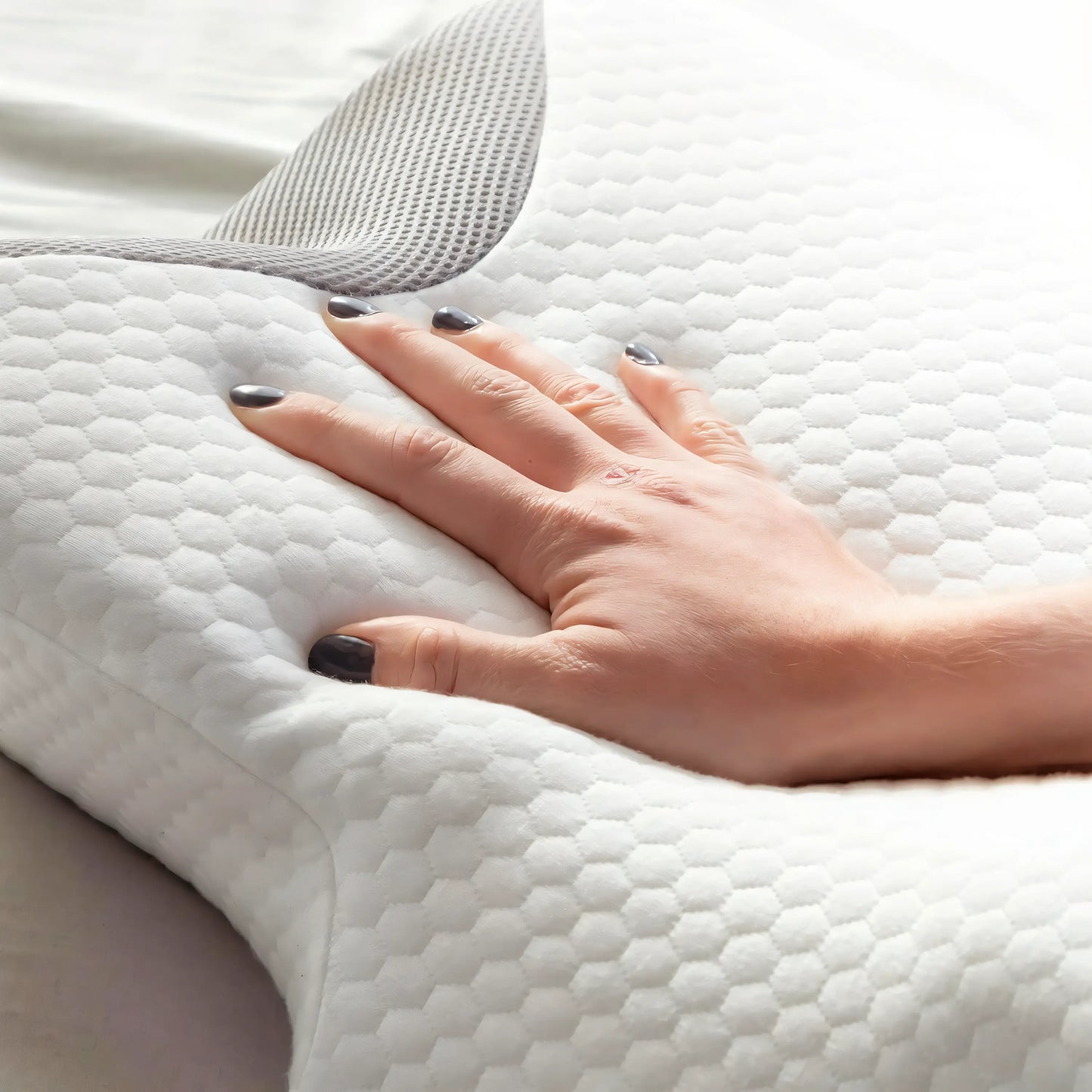 Necka – ErgoContour Pillow Memory Foam Neck Support - Dena Home
