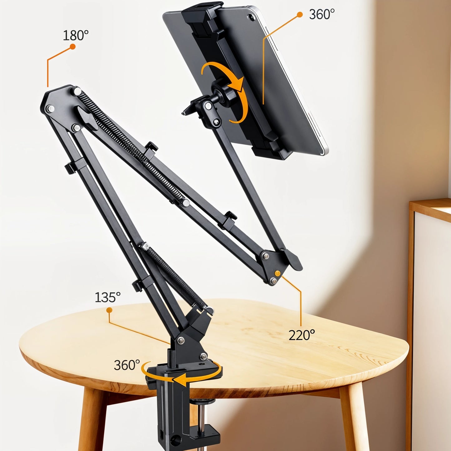 Grip360 - Rotating Tablet Stand for iPad & Tablets - Dena Home