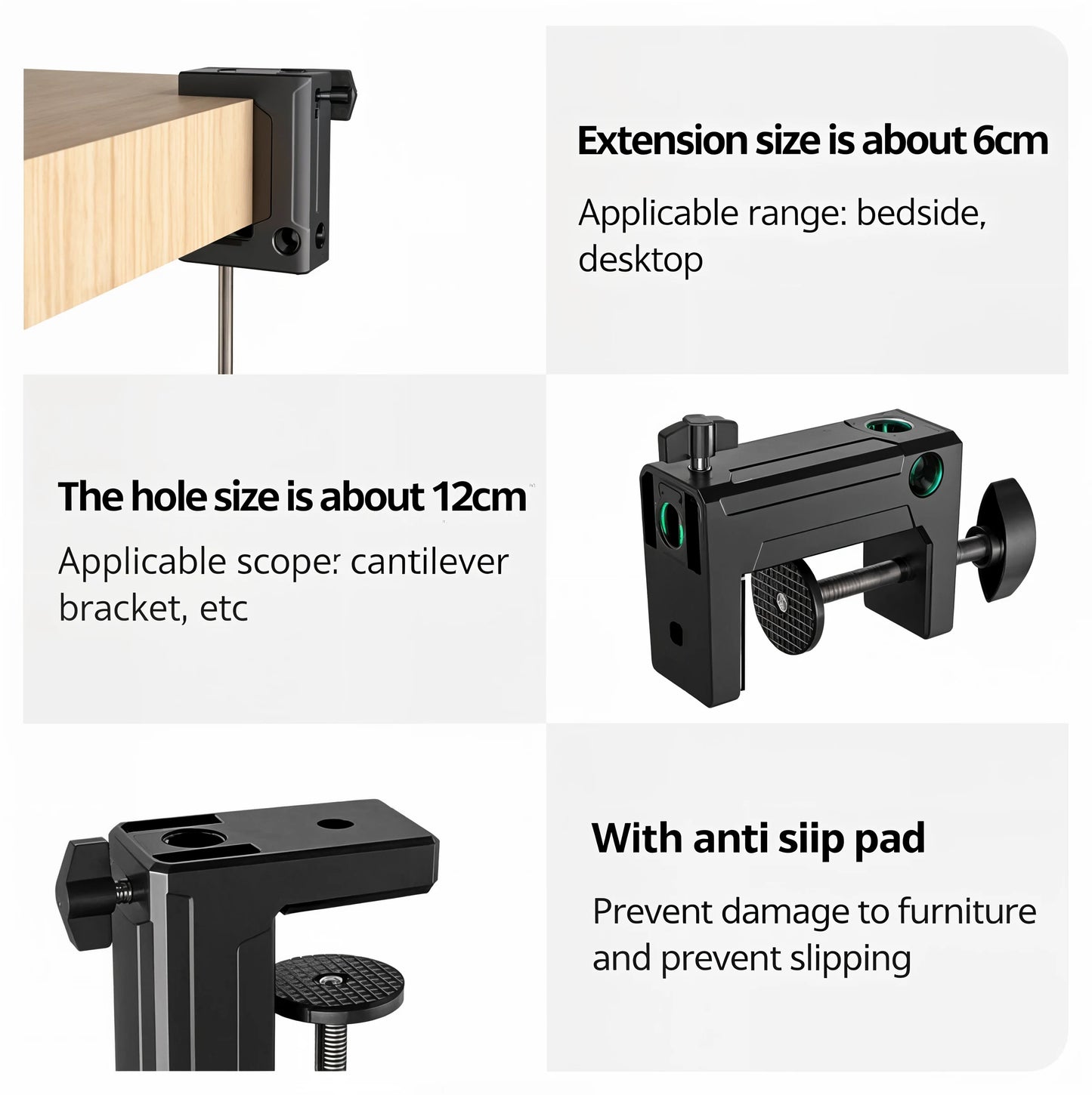 Grip360 - Rotating Tablet Stand for iPad & Tablets - Dena Home
