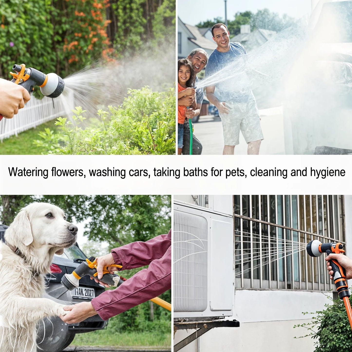 Irrig8 - High Pressure Adjustable Garden Sprayer - Dena Home