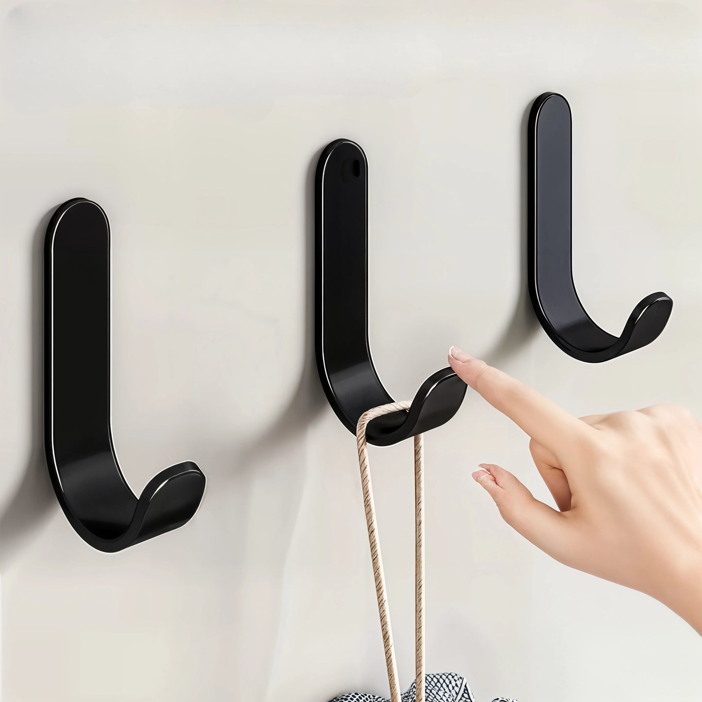 StickHold - Self Adhesive J - Hook for Hanging - Dena Home