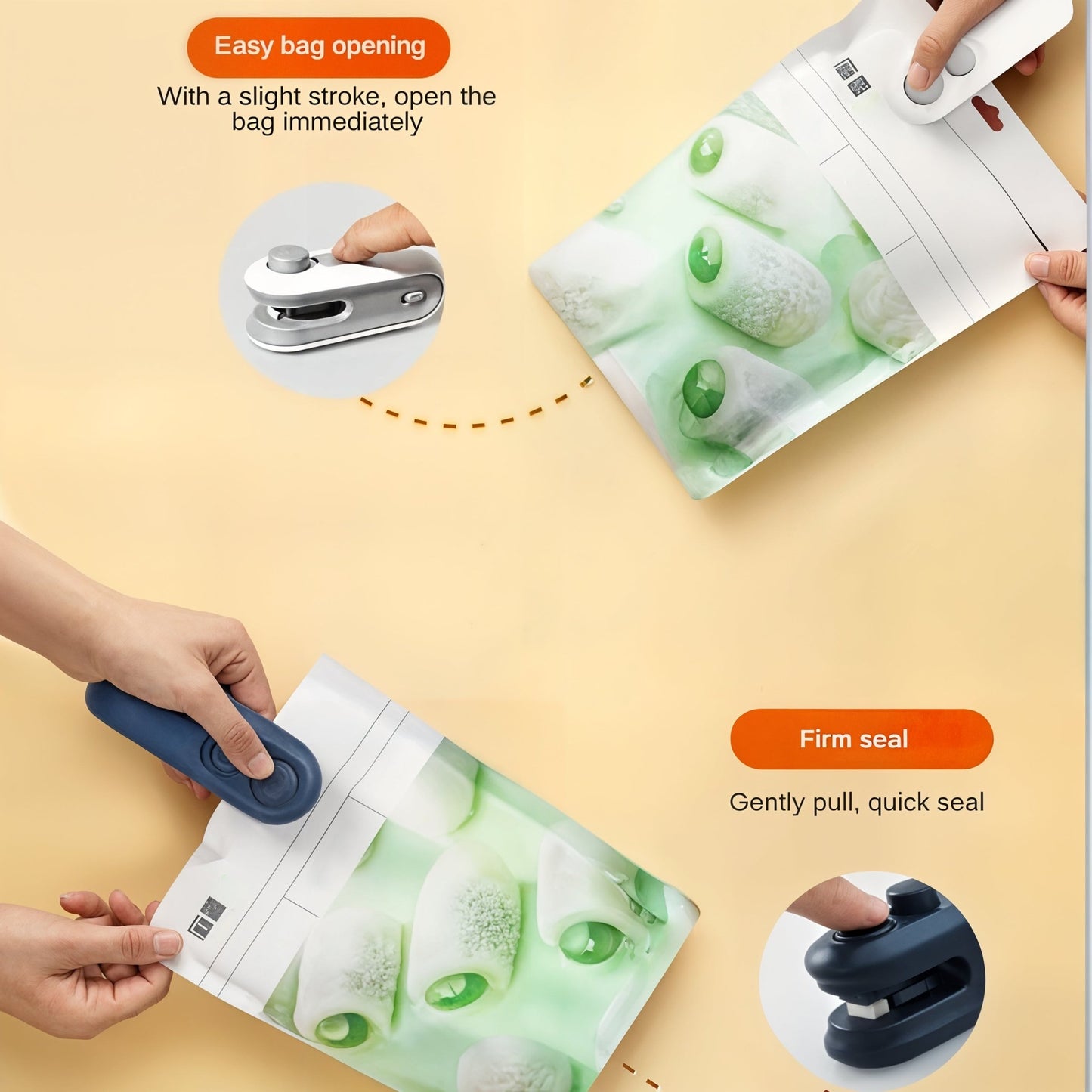 ZipHeat Portable Mini Heat Sealer - Dena Home