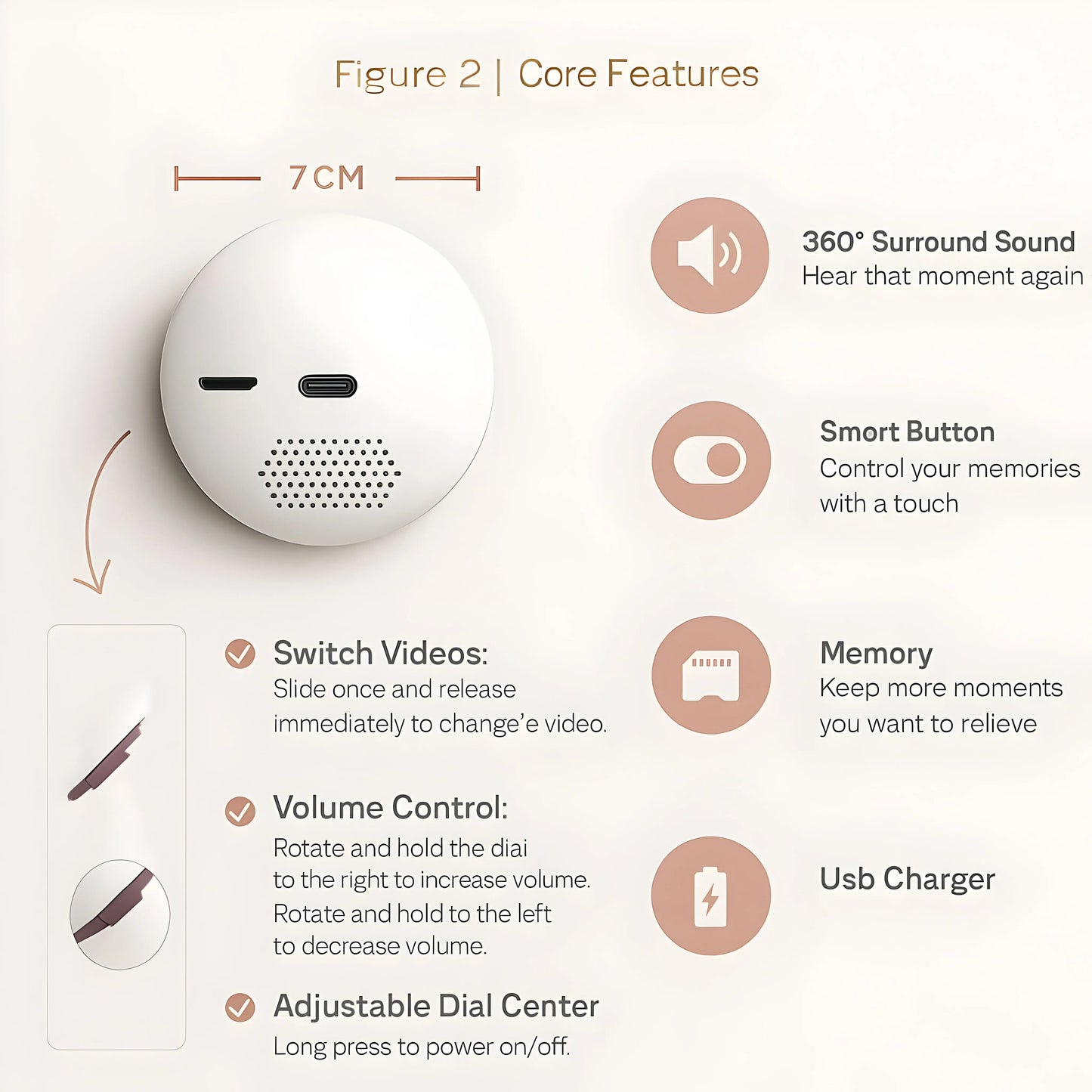 Memora – Crystal Memory Sphere - Dena Home