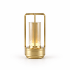 Solvi – Crystal Lantern Rechargeable Touch Light - Dena Home