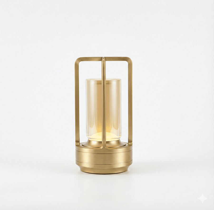 Solvi – Crystal Lantern Rechargeable Touch Light - Dena Home