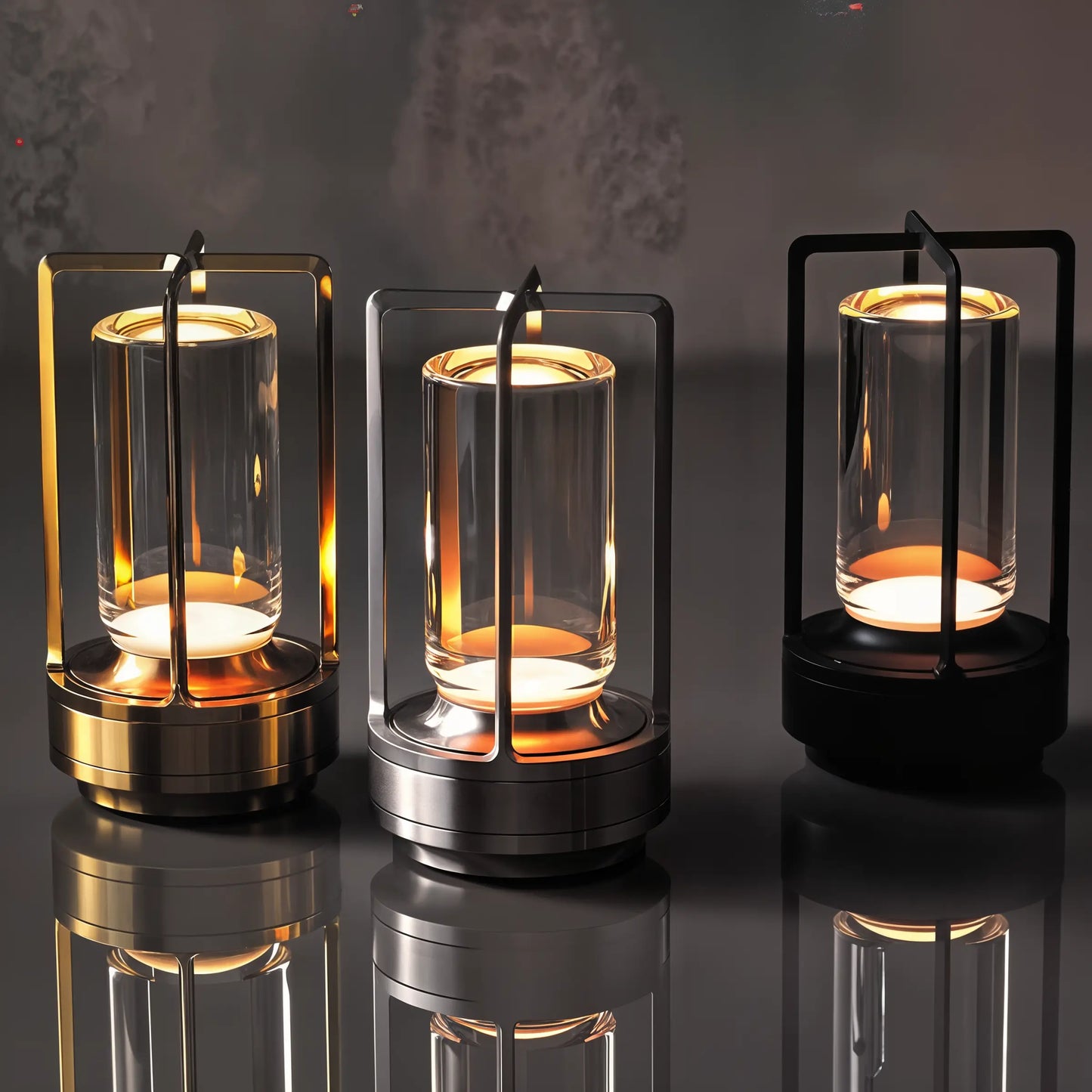 Solvi – Crystal Lantern Rechargeable Touch Light - Dena Home