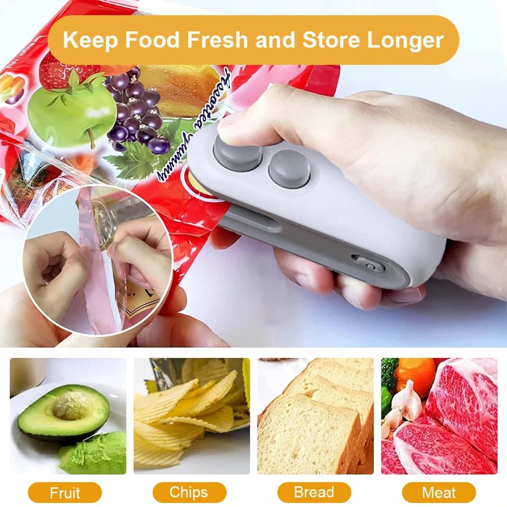 ZipHeat Portable Mini Heat Sealer - Dena Home