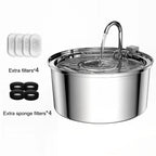 PetStream - Stainless Steel Smart Water Fountain - Dena Home