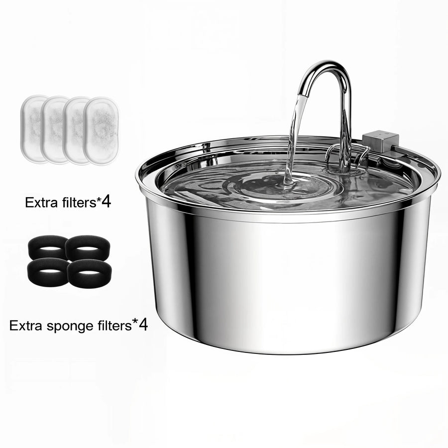 PetStream - Stainless Steel Smart Water Fountain - Dena Home
