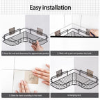 IronSpace - Durable Corner Rack for Bathroom - Dena Home