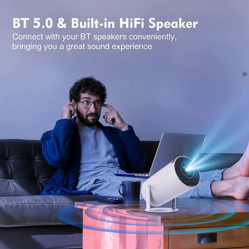 VisionX - 4K Magcubic HY300 Pro Cinema Projector - Dena Home