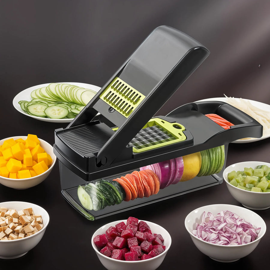 VeggiChop 14 - Multi Chopper &amp; Slicer - Dena Home