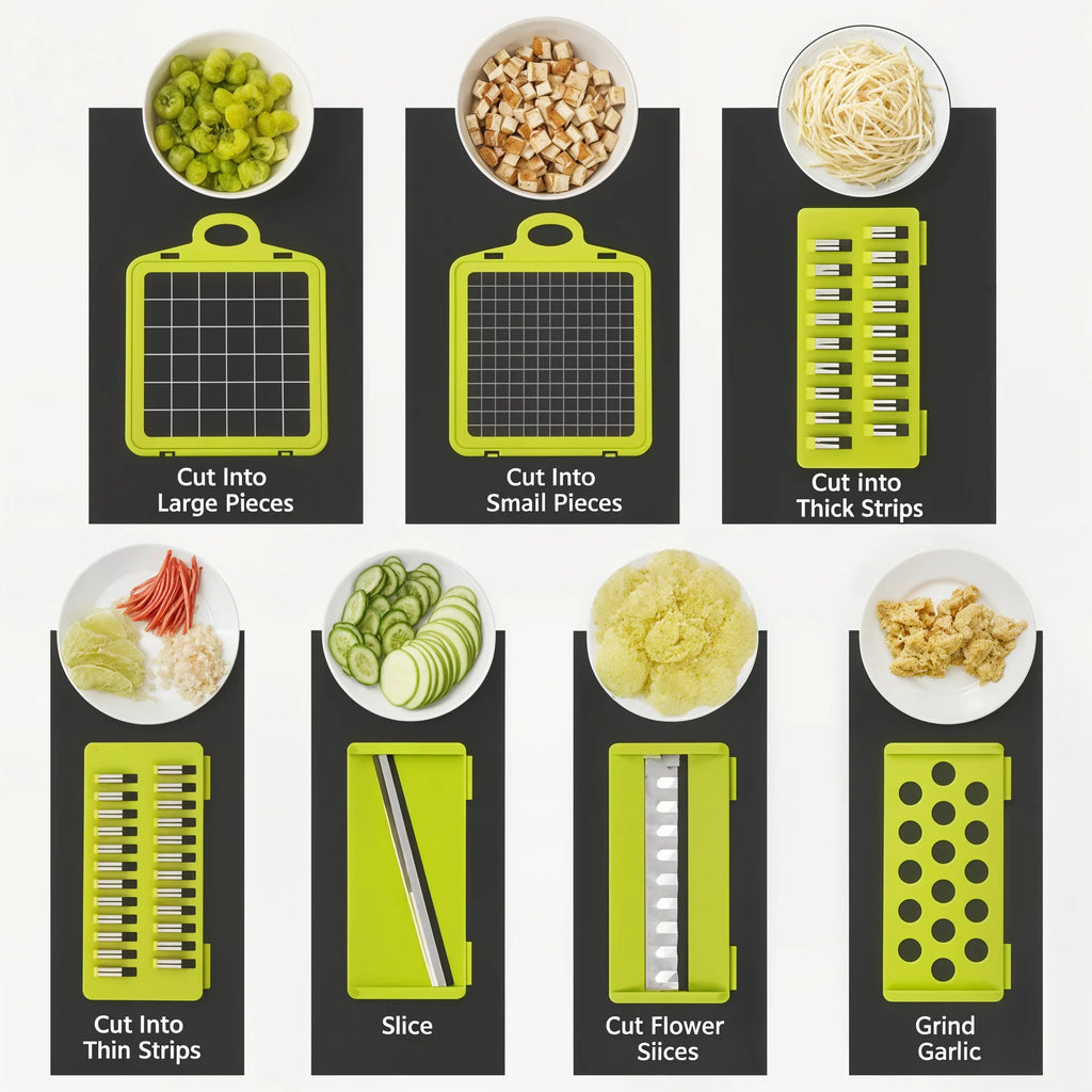 VeggiChop 14 - Multi Chopper &amp; Slicer - Dena Home
