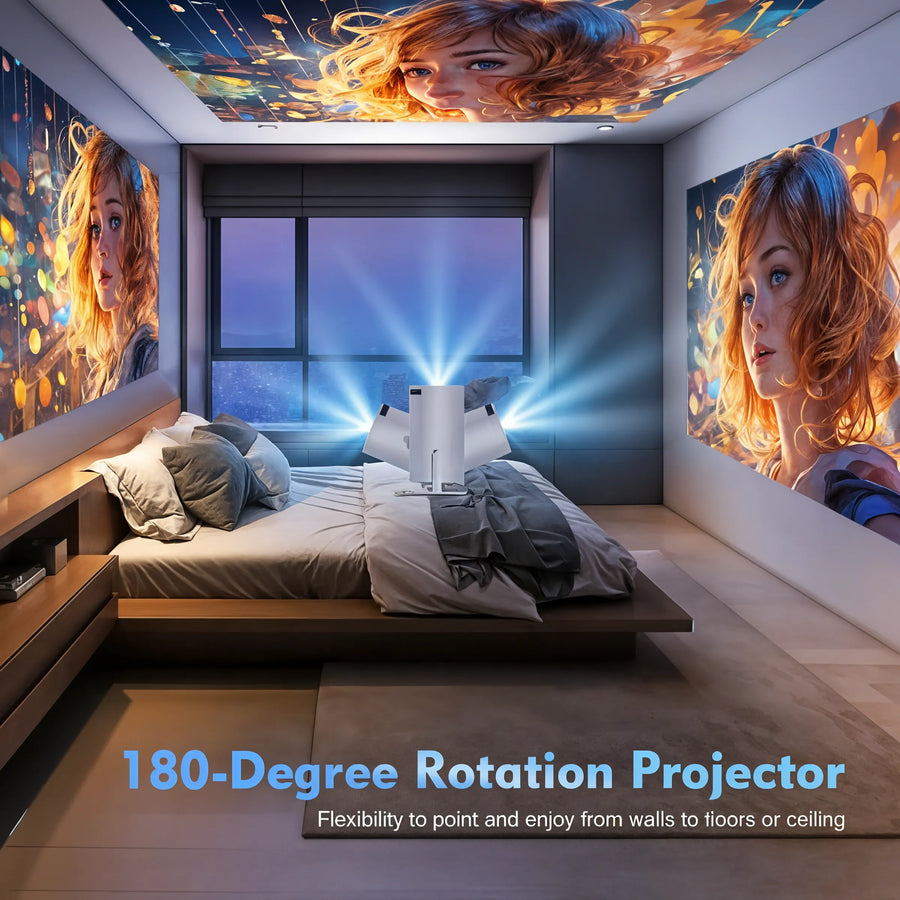 VisionX - 4K Magcubic HY300 Pro Cinema Projector - Dena Home