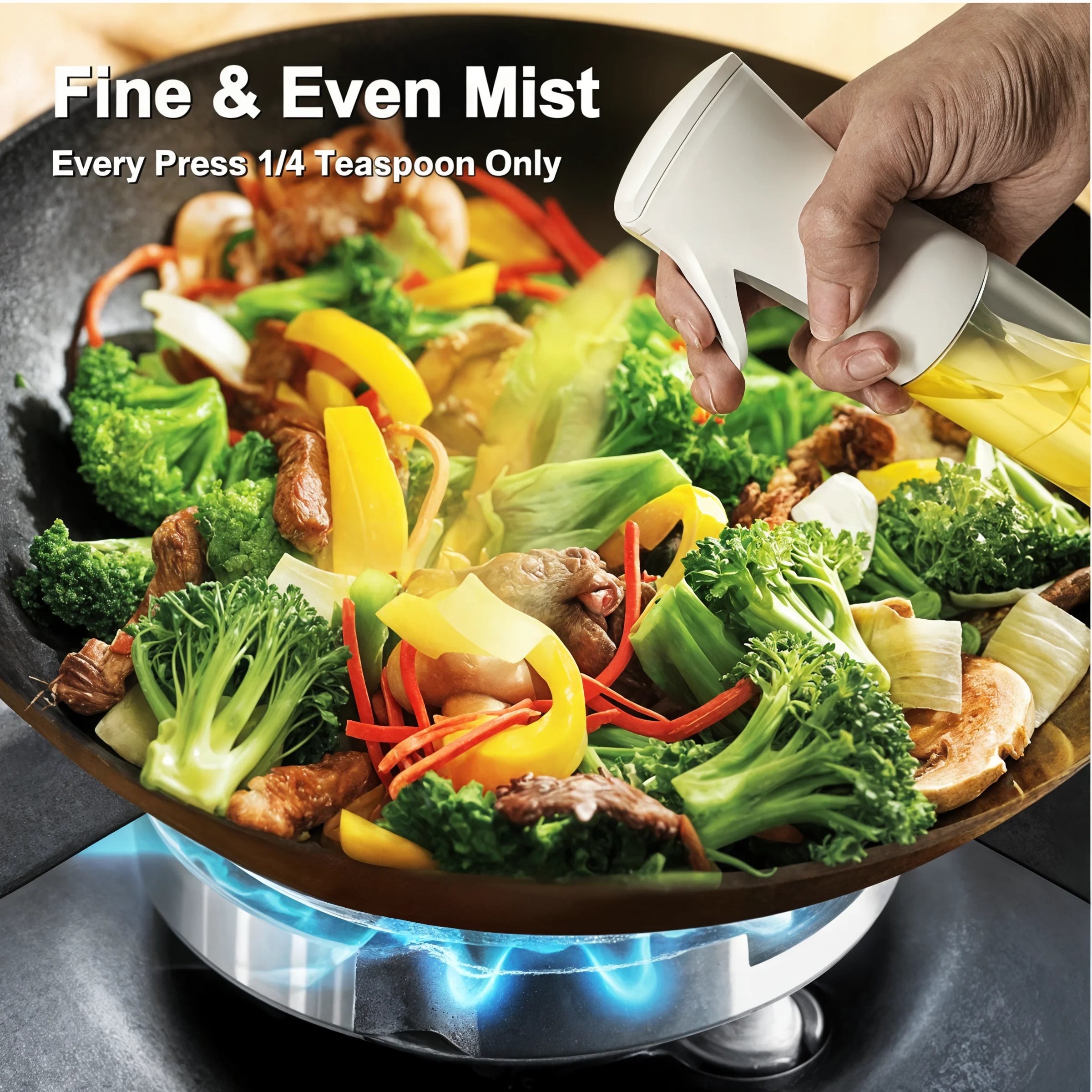 SizzleMist - Oil Spray & Cooking Mist Pot - Dena Home