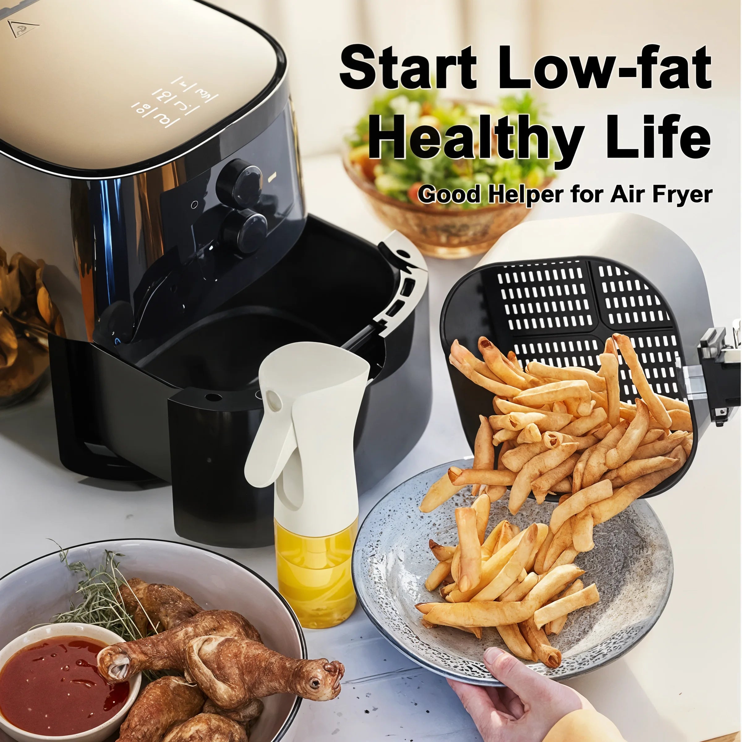 SizzleMist - Oil Spray & Cooking Mist Pot - Dena Home