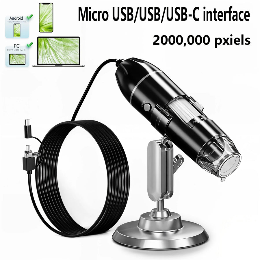 ScopeX - Digital Microscope LED Magnifier - Dena Home