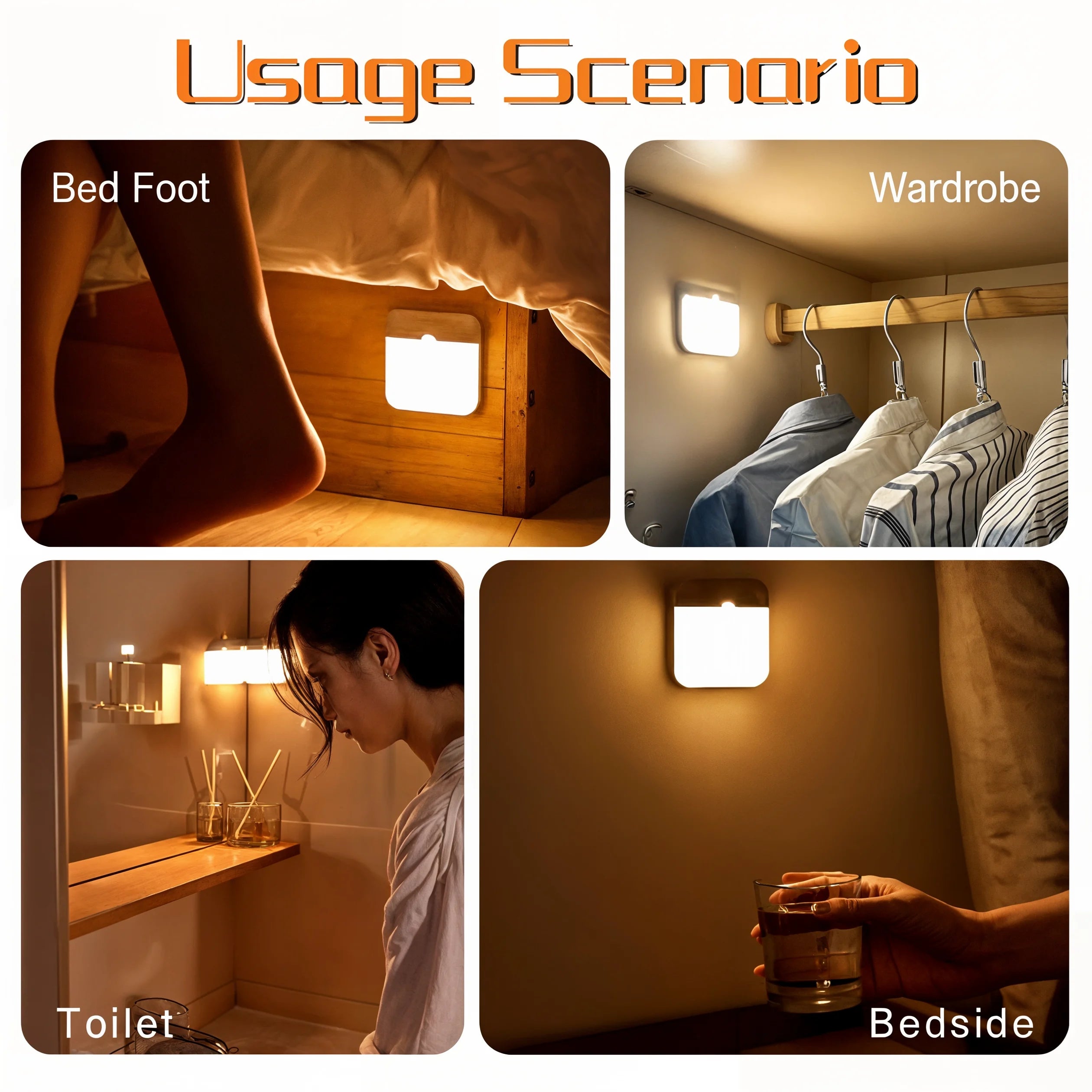 LunaBeam - Sensor LED Lamp, USB Charged - Dena Home
