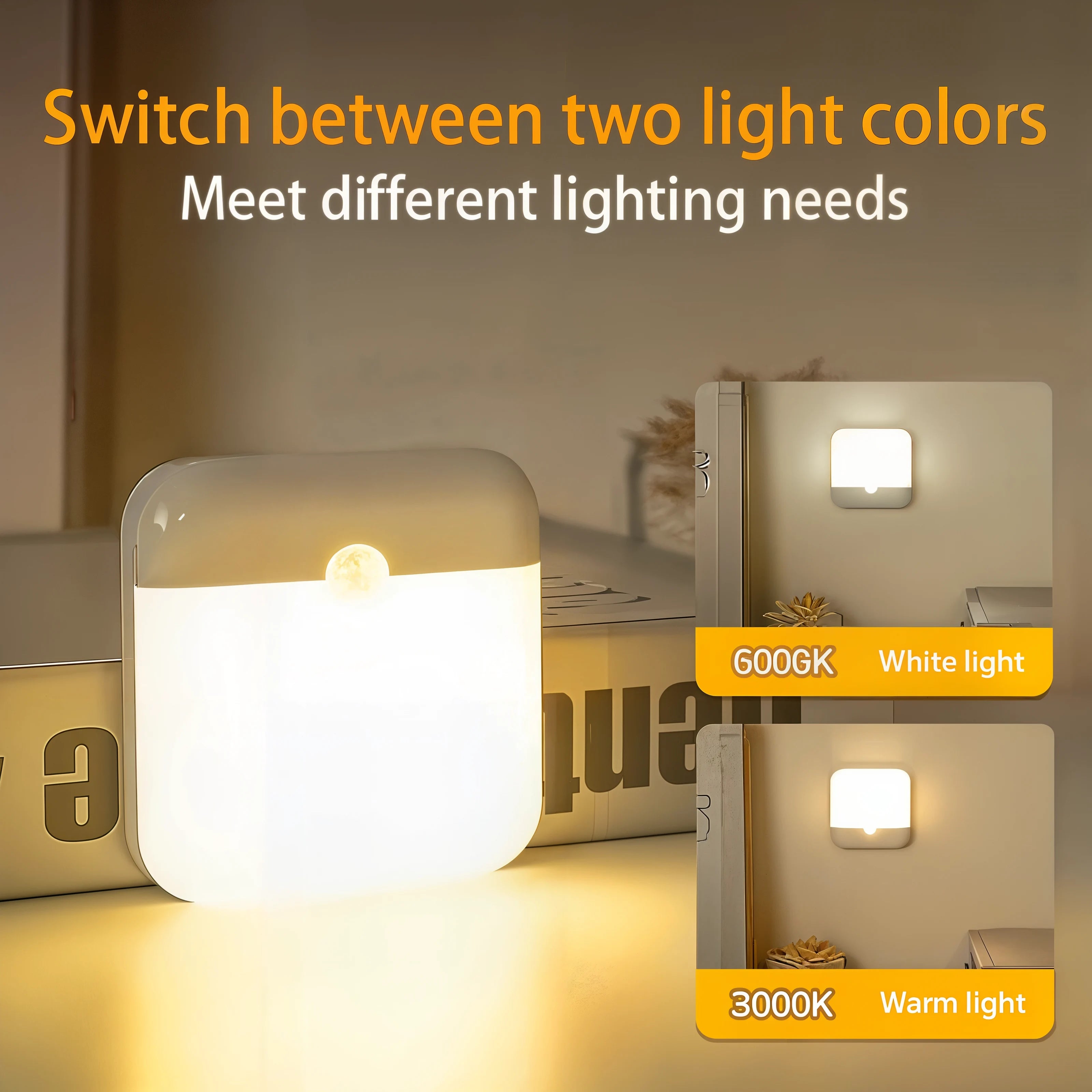 LunaBeam - Sensor LED Lamp, USB Charged - Dena Home