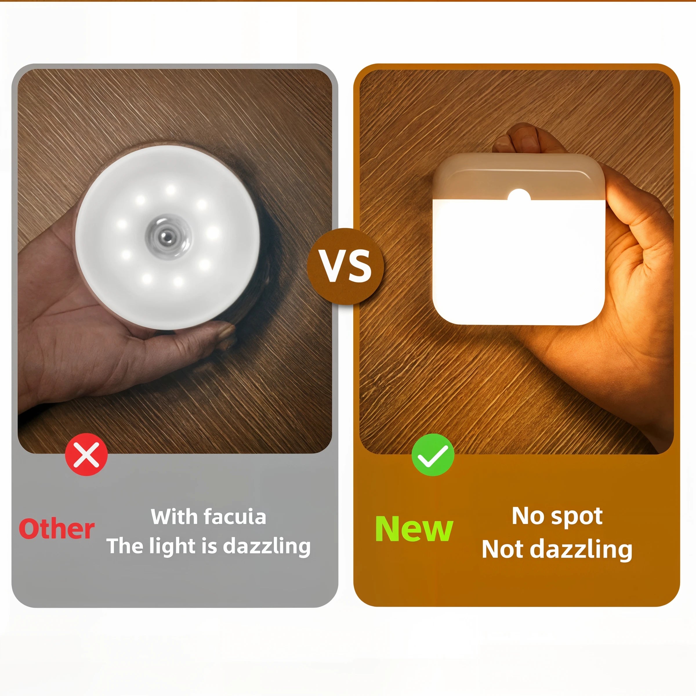 LunaBeam - Sensor LED Lamp, USB Charged - Dena Home