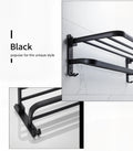 MatteRack - 50CM Matte Black Foldable Towel Rack - Dena Home
