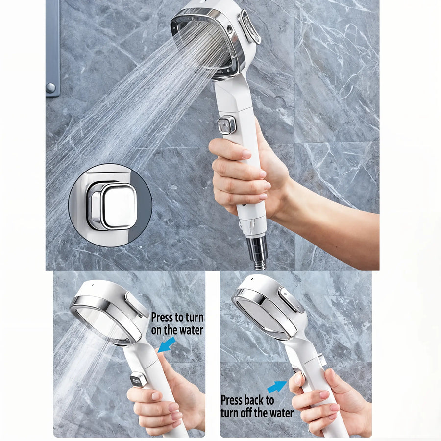 EcoShower - 3 Mode High Pressure Water Saving - Dena Home