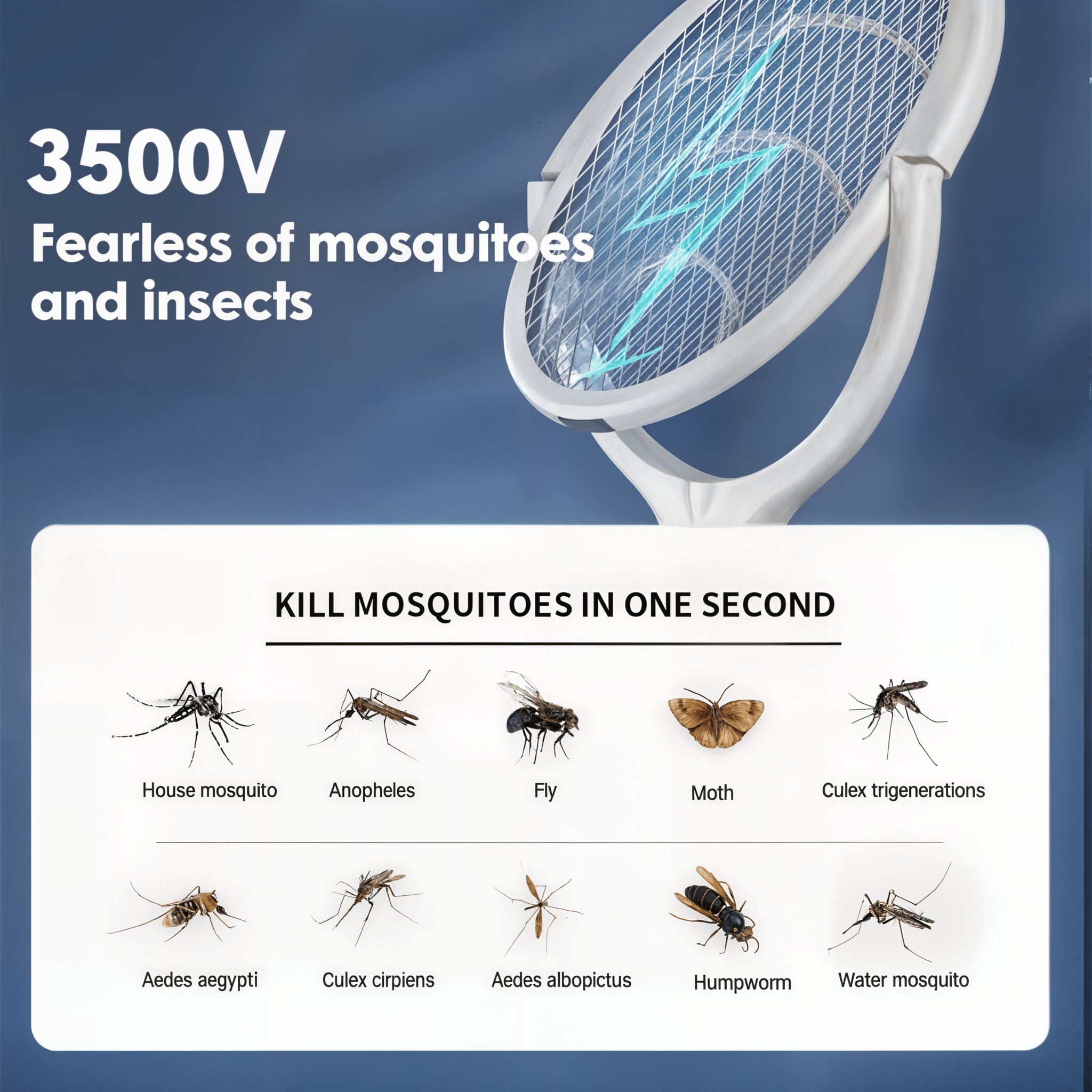 ZapMate - Electric Mosquito Swatter & Bug Killer Lamp - Dena Home