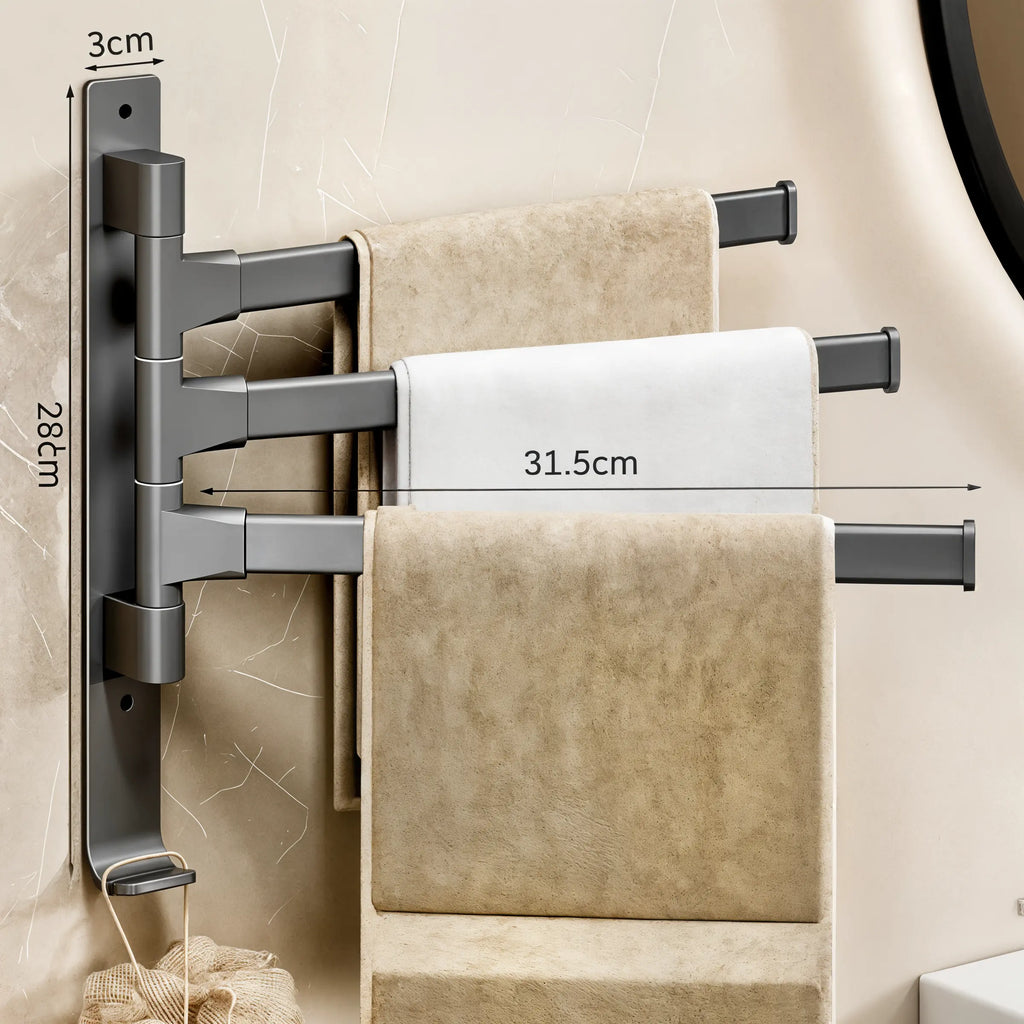 TowelFlex - Aluminium Towel Holder - Dena Home