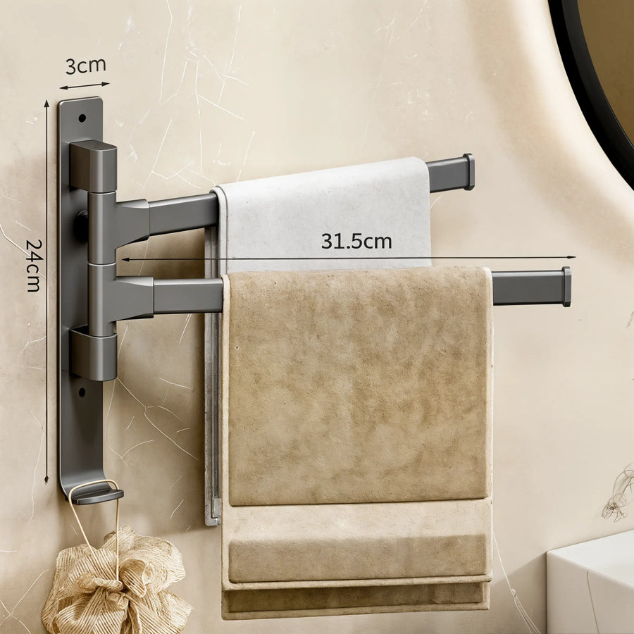 TowelFlex - Aluminium Towel Holder - Dena Home