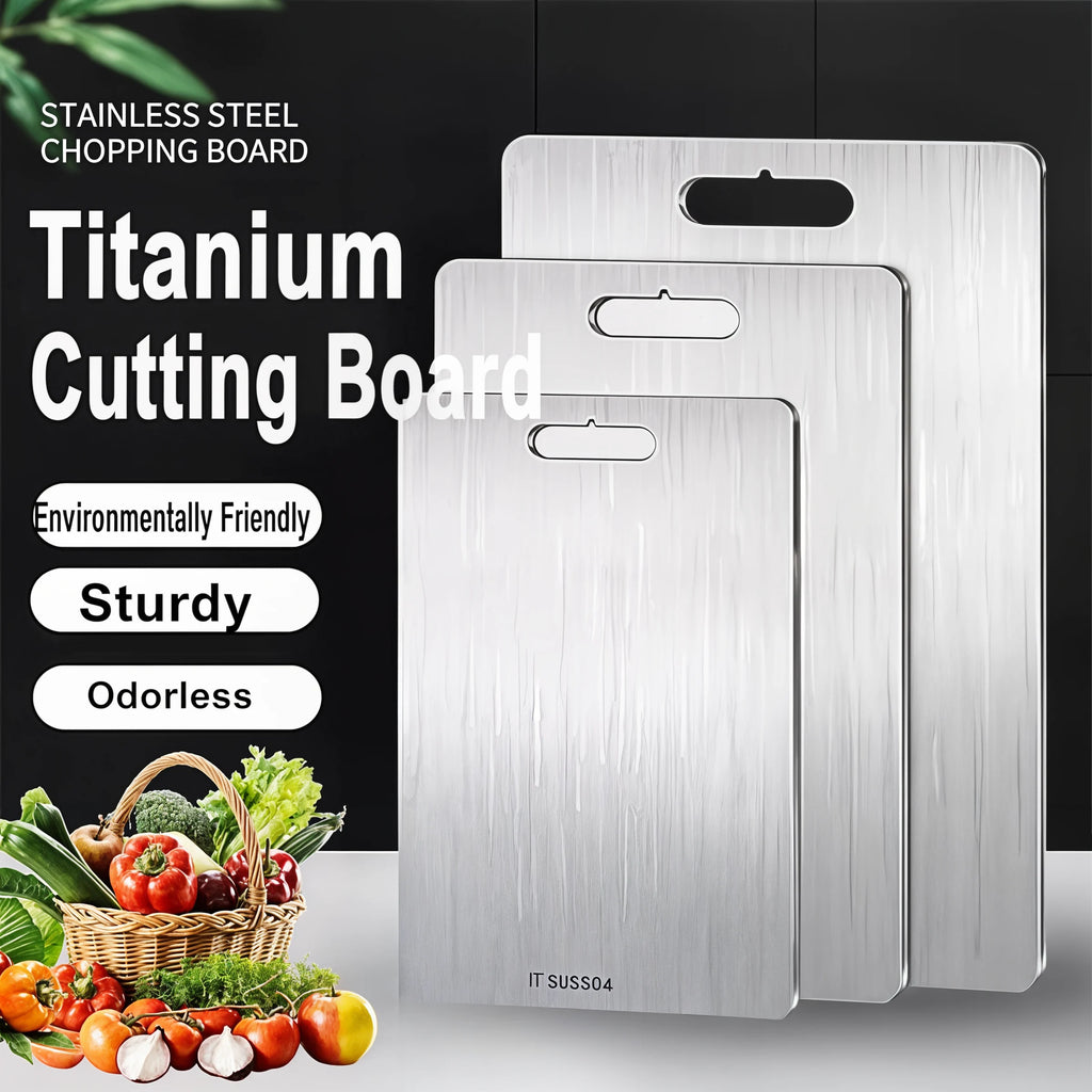 TitanBoard - Titanium & Stainless Steel Cutting Boards - Dena Home