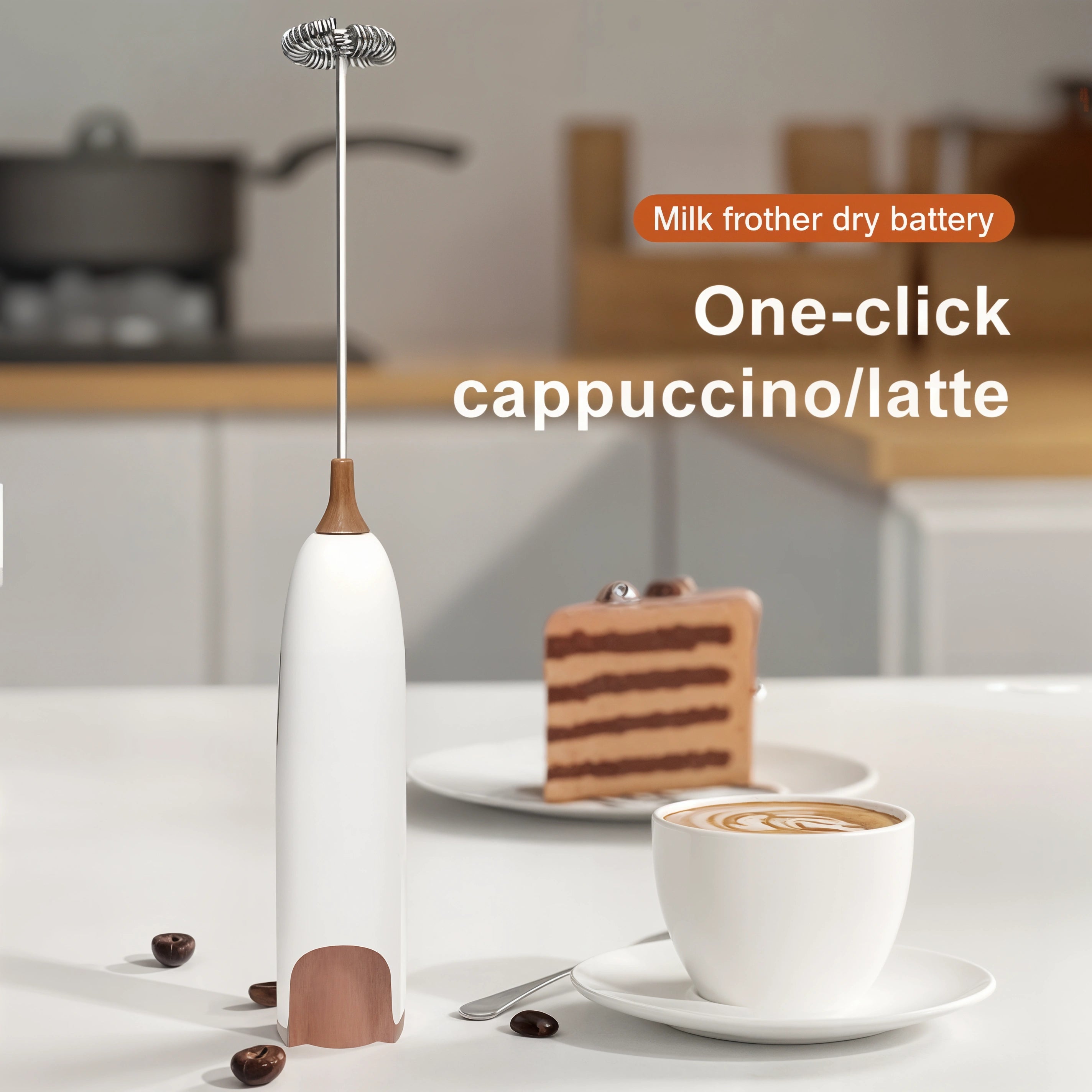 MilkWhisk - Electric Frother & Coffee Foamer - Dena Home