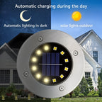 SunSpot - Solar Disk Light & LED Spotlight for Garden - Dena Home