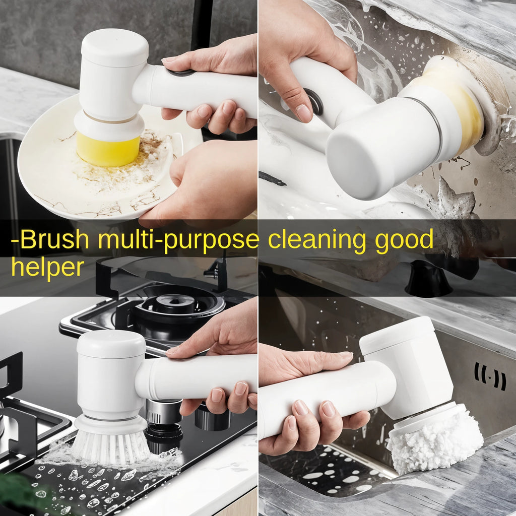 CleanWave - Wireless Electric Cleaning Brush - Dena Home