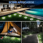 SunSpot - Solar Disk Light & LED Spotlight for Garden - Dena Home