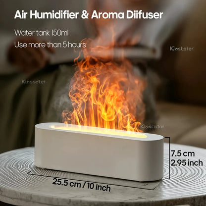 AuraFlame - RGB Aroma Diffuser & Humidifier - Dena Home