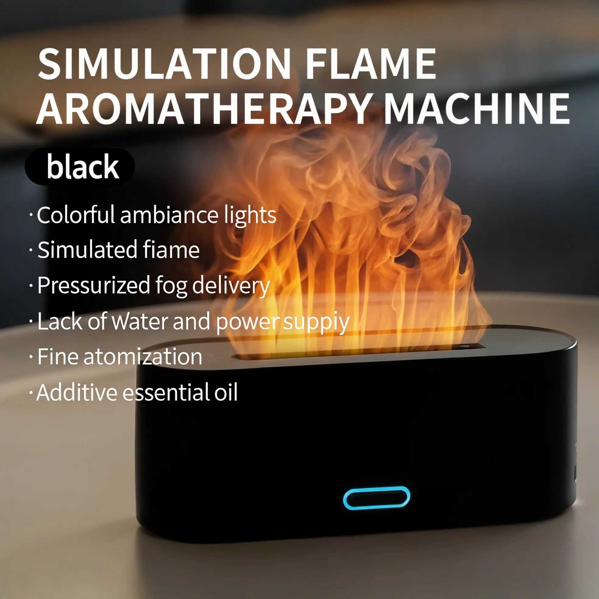 AuraFlame - RGB Aroma Diffuser & Humidifier - Dena Home