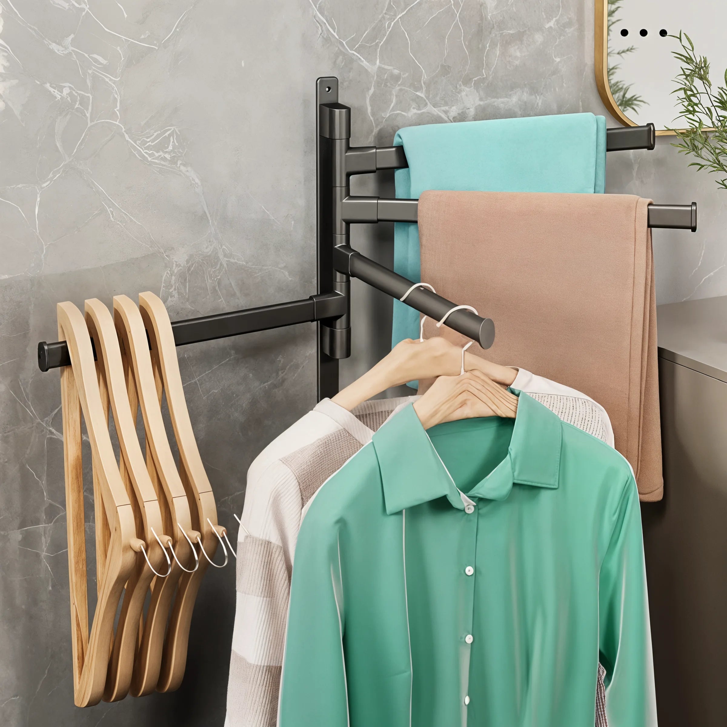 TowelFlex - Aluminium Towel Holder - Dena Home