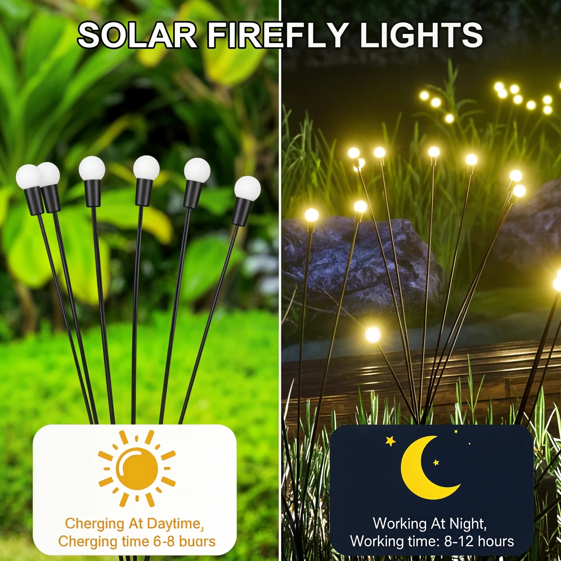 AstraGlow - Solar Firefly Lights - Dena Home