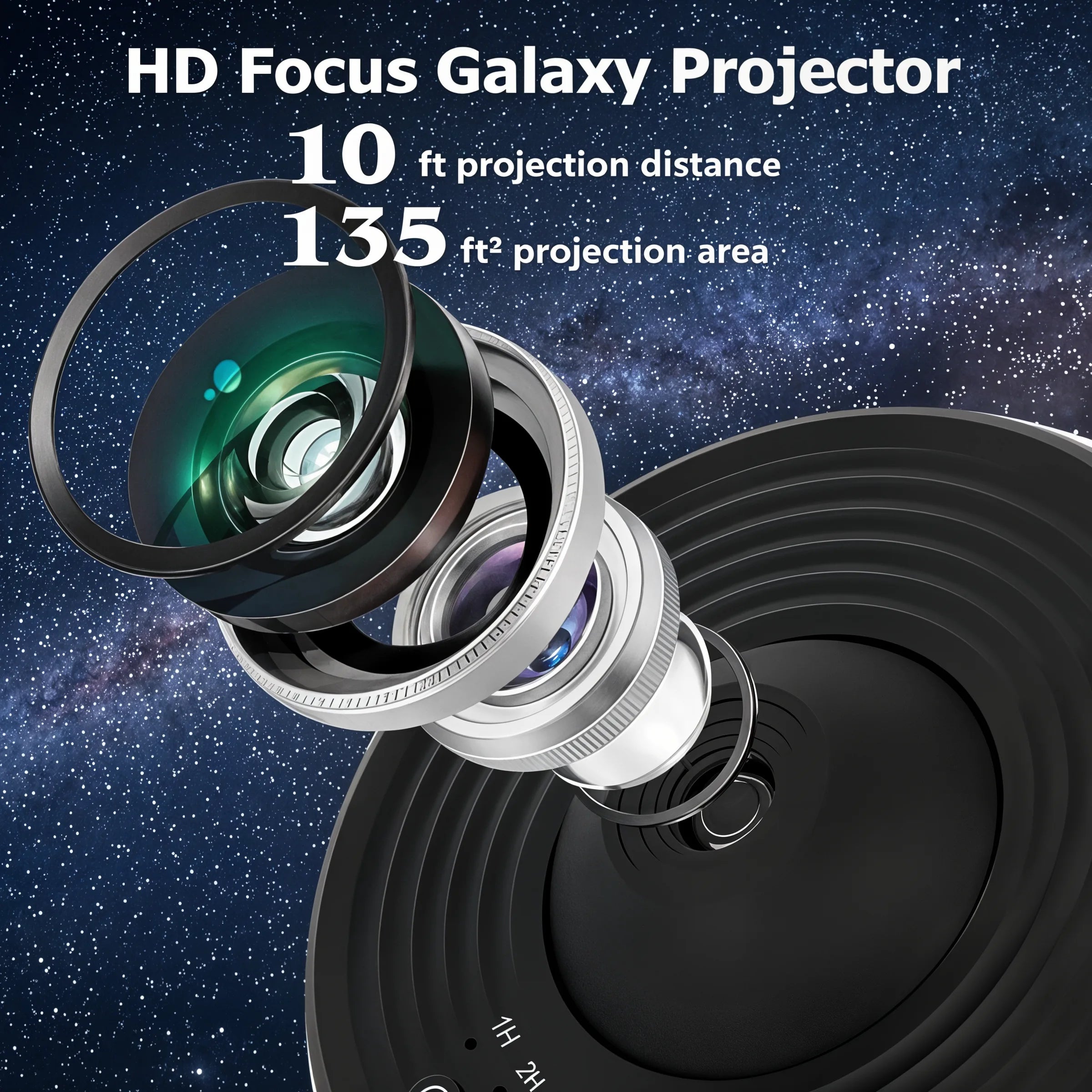 StarSphere - 360° Galaxy Night Light ProjectorDeco - Dena Home