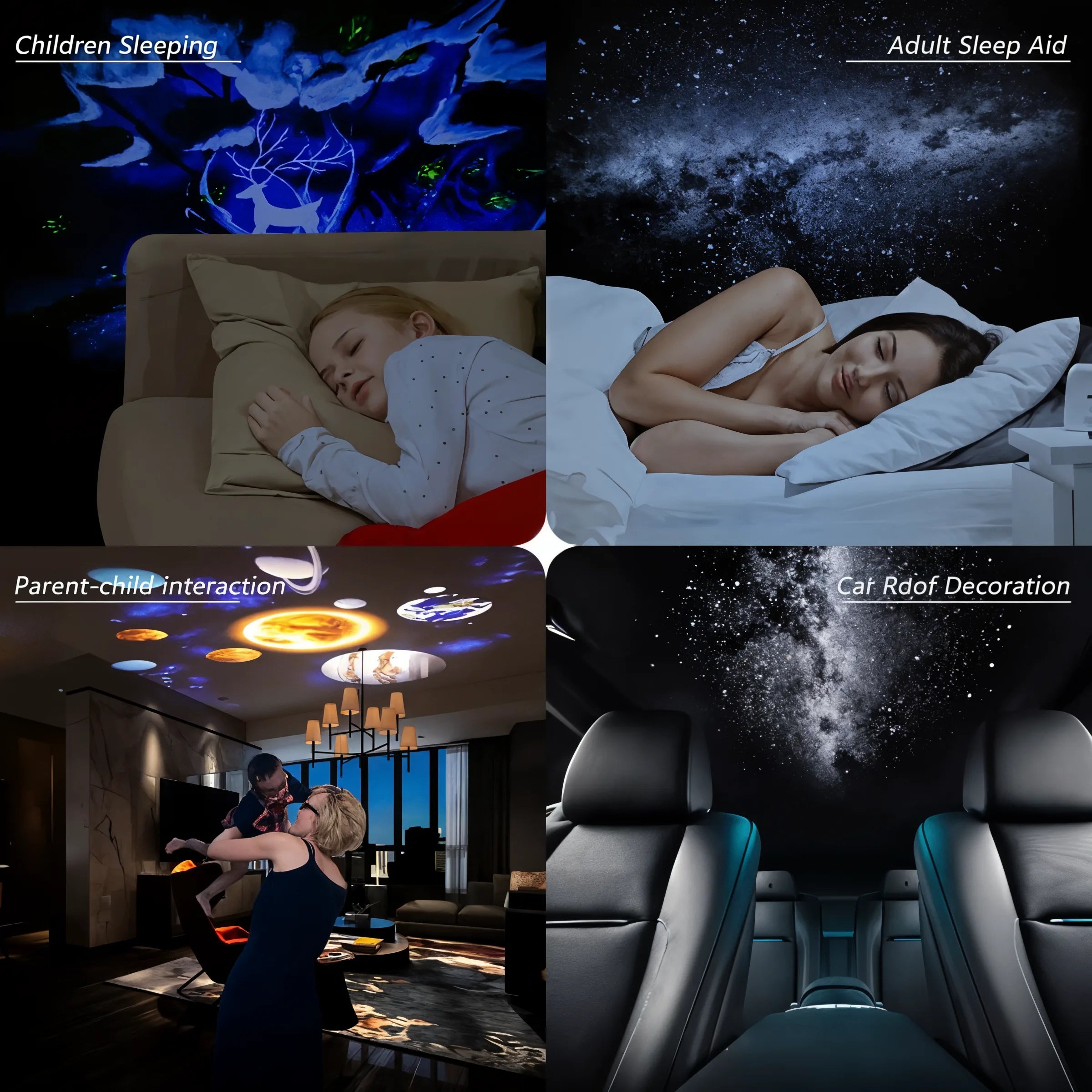 StarSphere - 360° Galaxy Night Light ProjectorDeco - Dena Home