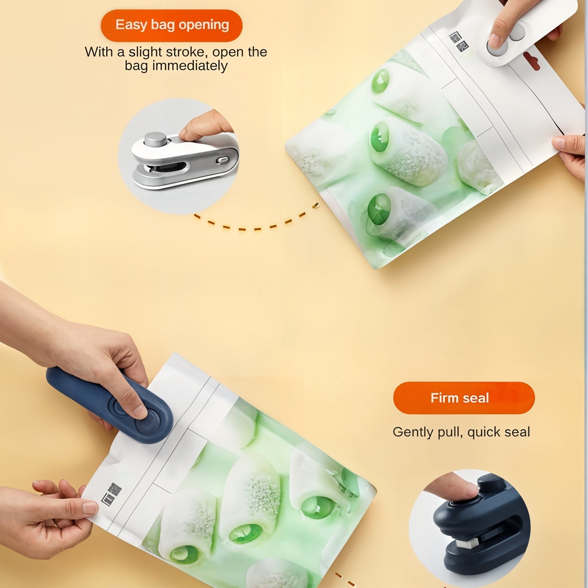 ZipHeat Portable Mini Heat Sealer - Dena Home
