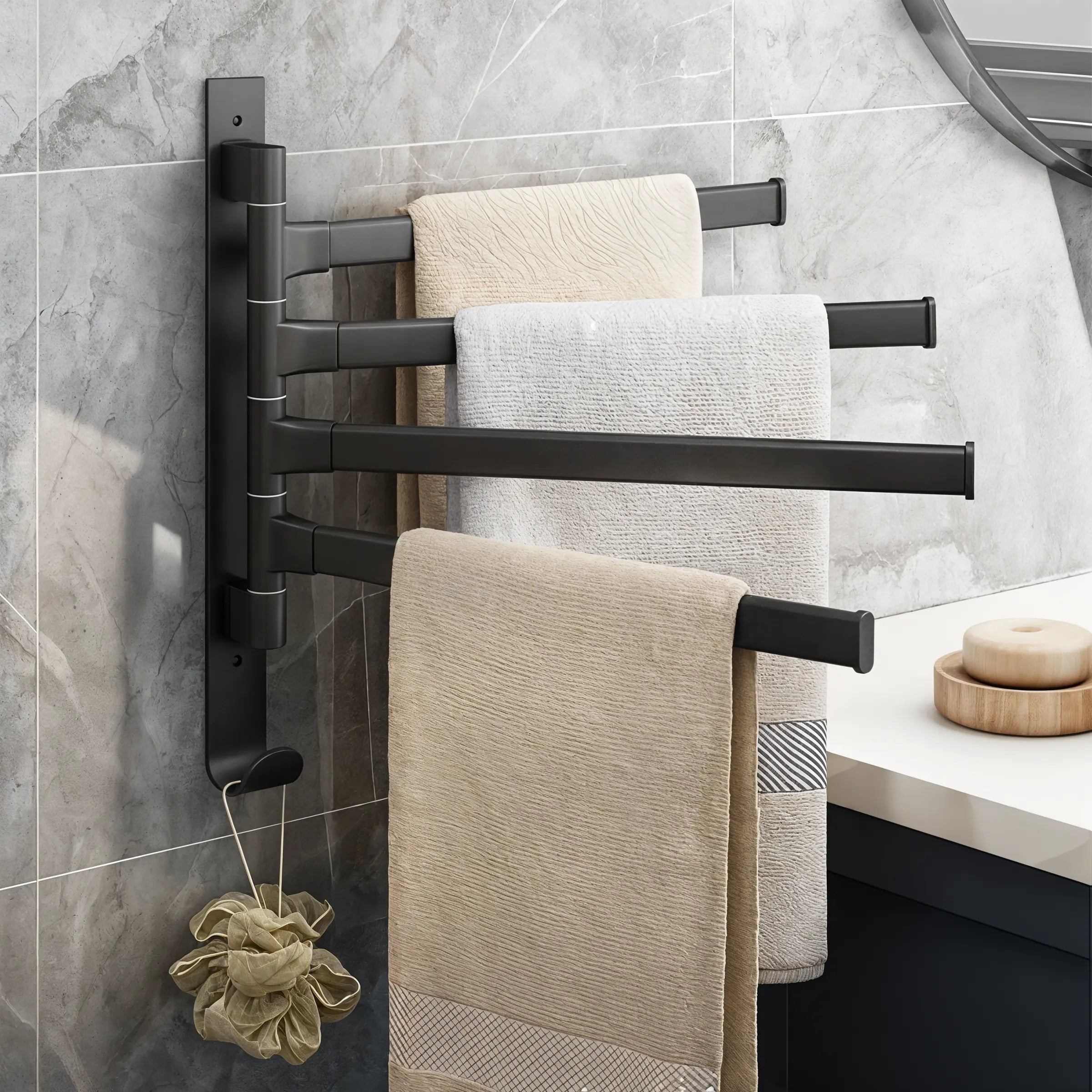 TowelFlex - Aluminium Towel Holder - Dena Home