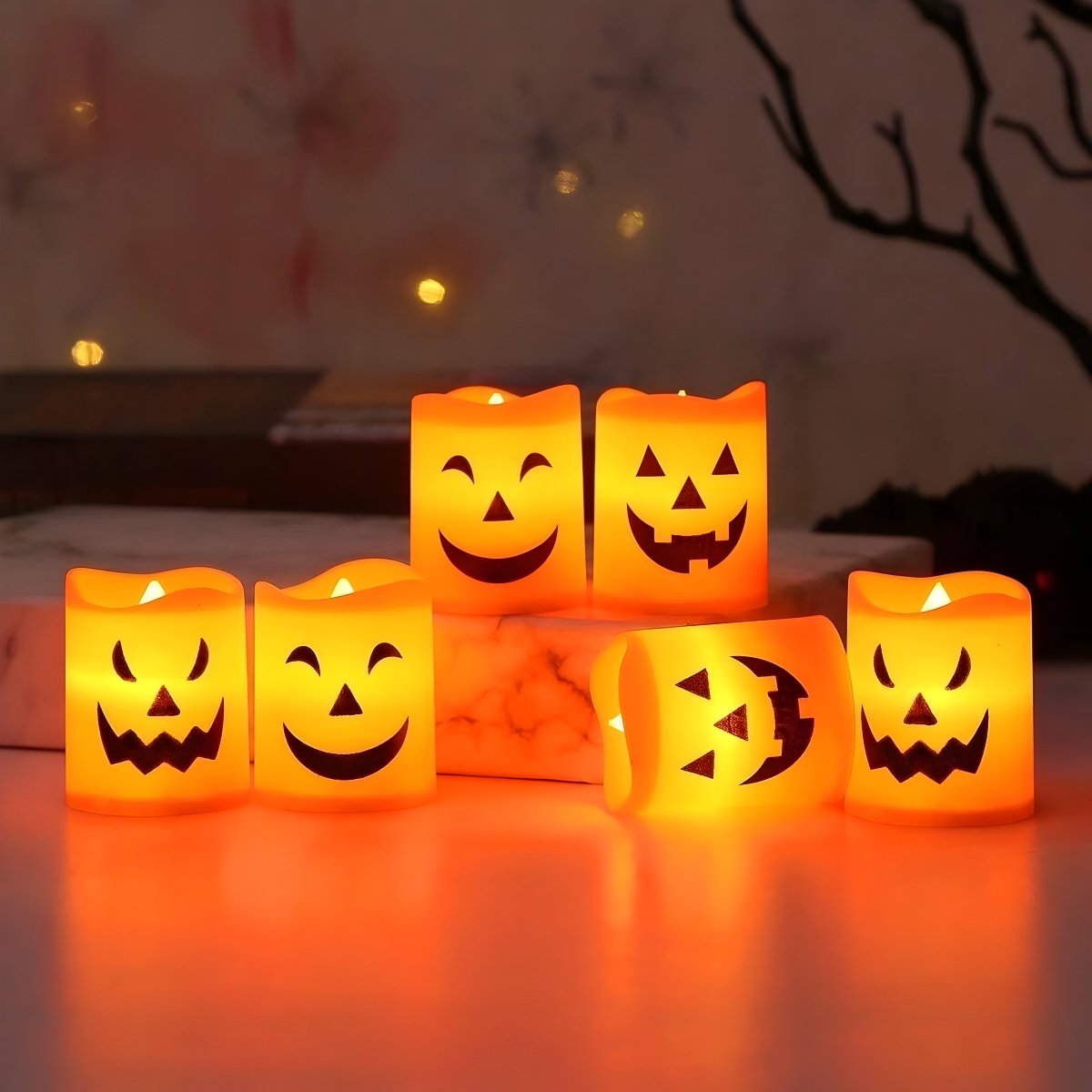 Lumora – Halloween Pumpkin Smile Lights - Dena Home